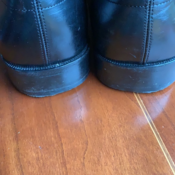 Salvatore Ferragamo Men’s Black Leather Oxford Size 12 - Picture 9 of 10